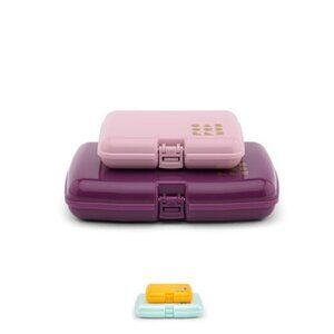 Mini makeup travel case set small cosmetic organizer box jewelry storage contain